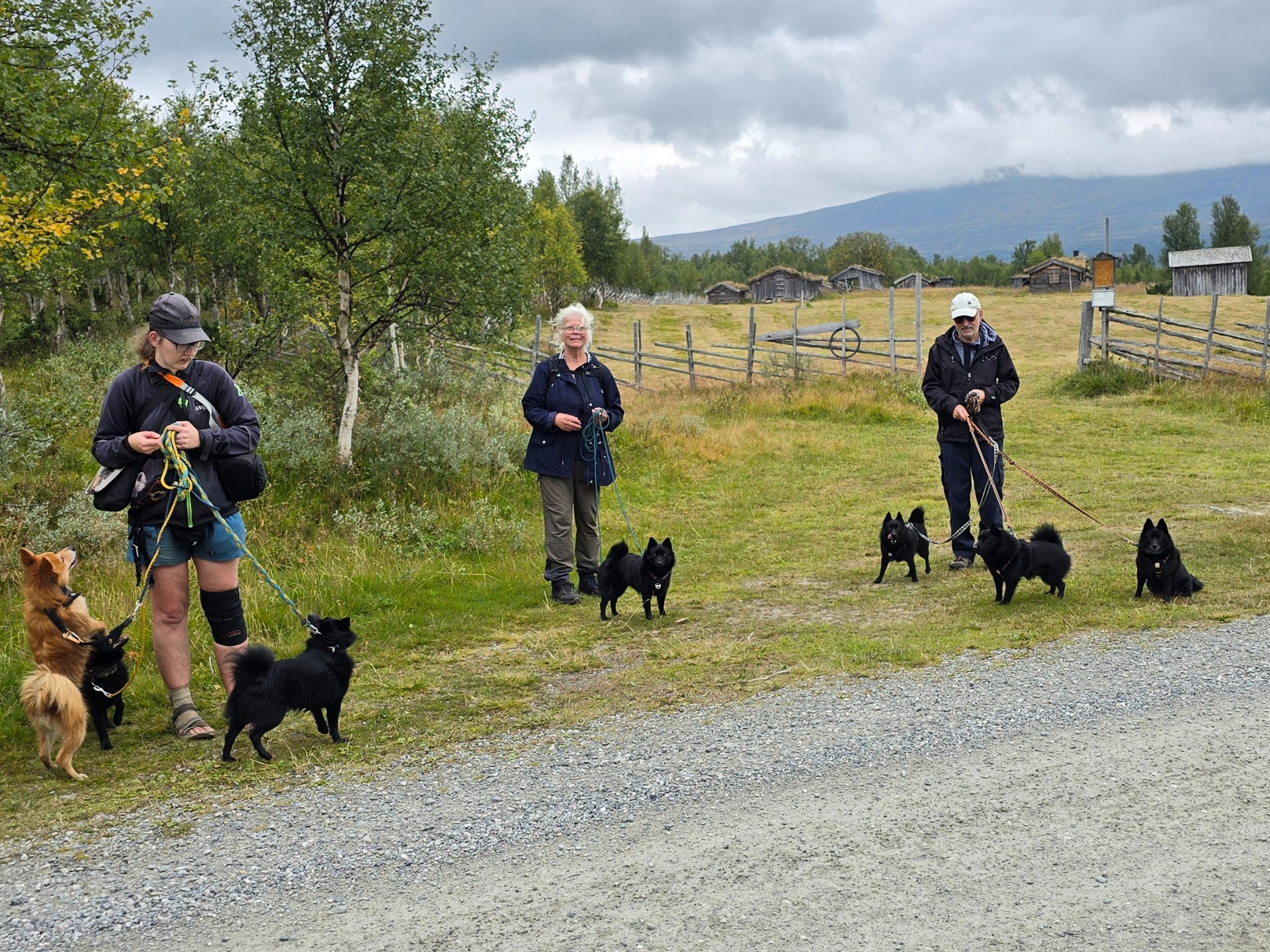 Några av deltagarna vid Schipperketräff i Funäsfjällen